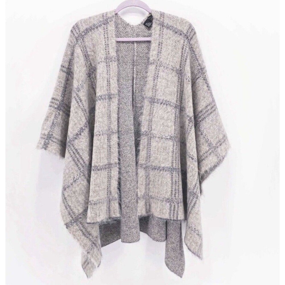 The Fisher Project by Eileen Fisher Almond Alpaca Mohair Serape E2